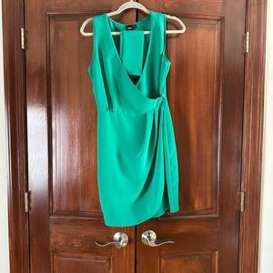 Green Mini Cocktail Dress
